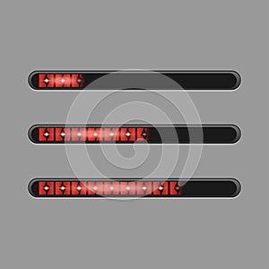 Red Progress Bars
