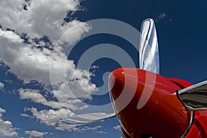Red propeller