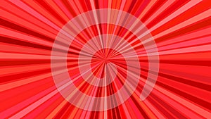 Red psychedelic abstract striped ray burst background design