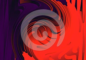 Red Purple and Black Liquid Color Twister Texture Background Vector Illustration