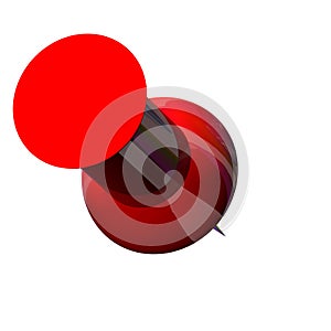 Red Push Pin