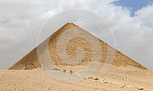 Red Pyramid of Dahshur in Cairo, Egypt