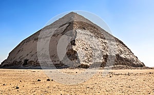 Red pyramid in Dahshur, Cairo, Egypt