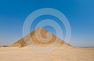 Red pyramid at Dahshur, Cairo, Egypt