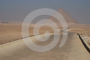 The Red pyramid. Dahshur. Egypt