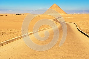 Red pyramid in Dahshur, Egypt
