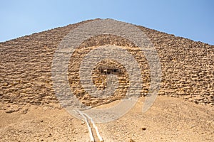 The Red pyramid of Dahshur in Giza, Egypt