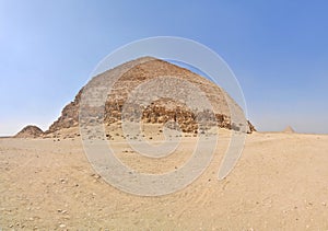 The Red Pyramid at the Dahshur necropolis in Cairo, Egypt