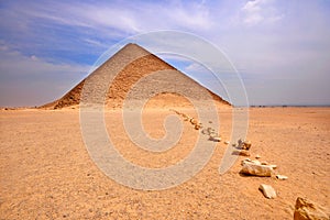 Red Pyramid , Dashur , Egypt