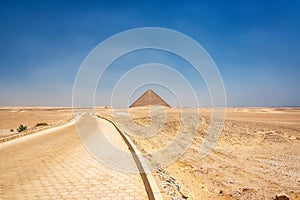 Red Pyramid and Road