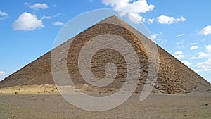 The Red Pyramid (Sneferu Pyramid) in Dahshur, Egypt