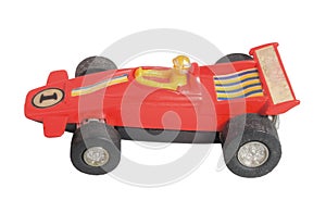 Red race car toy / Formula One red