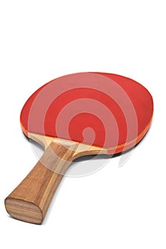 Red racket for ping-pong