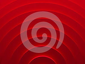 Red radial abstract background. This