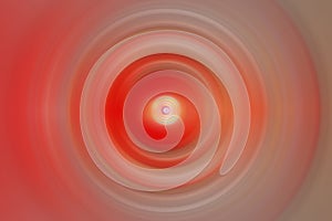 Red radial spot Abstract background