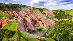 Red Ravine in Transylvania, Romania