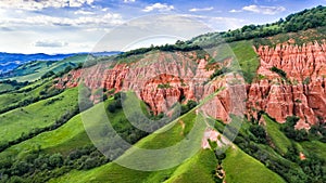 Red Ravine in Transylvania, Romania