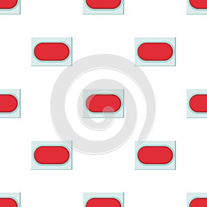 Red rectangular button pattern seamless vector
