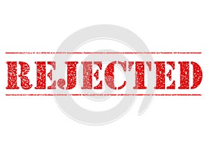 RED REJECTED STENCIL