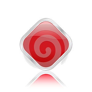 Red rhomb icon