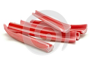 Red rhubarb