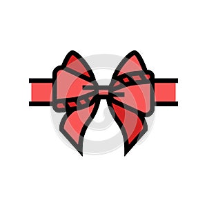 red ribbon banner design color icon vector illustration