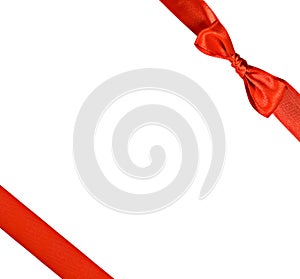 Red Ribbon With Bow, Gift