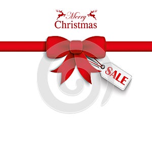 Red Ribbon Christmas Sale Shopmark
