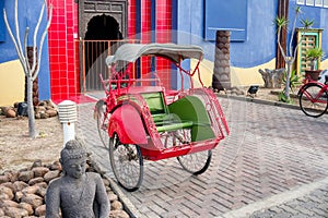 red rickshaw