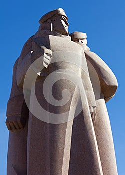 The Red Riflemen Monument in Riga