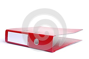 Red ring binder