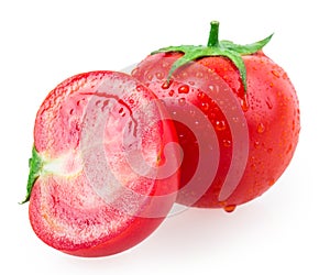 Red ripe tomato