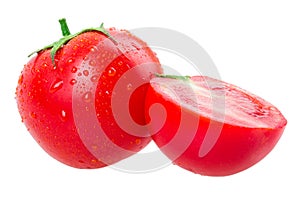 Red ripe tomato