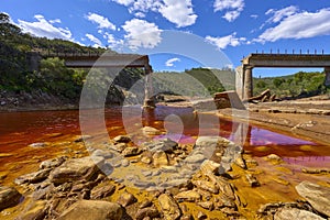 Red river ofRio Tinto, Andalusia, Spain