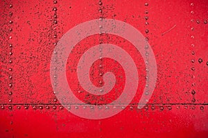 Red rivet background photo