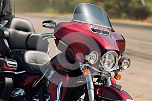 Red Road Bike Cruiser motorcycle