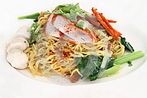 Red roast pork noodle