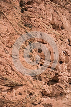 Red rock background texture