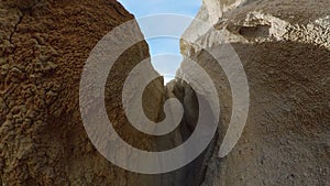 Red Rock Canyon Slot Canyon FIsheye in Mojave Desert 01 California USA