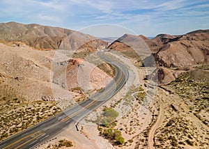 Red rock canyon state park, in Mojave desert, California