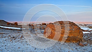 Red Rock Coulee in Southern Alberta, Canada