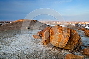 Red Rock Coulee in Southern Alberta, Canada