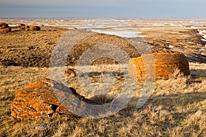 Red Rock Coulee in Southern Alberta, Canada