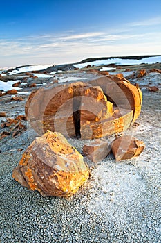 Red Rock Coulee in Southern Alberta, Canada