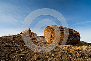 Red Rock Coulee in Southern Alberta, Canada