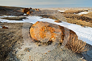 Red Rock Coulee in Southern Alberta, Canada
