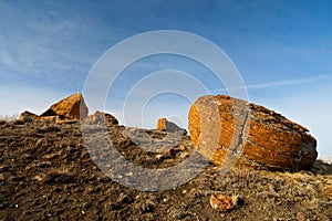 Red Rock Coulee in Southern Alberta, Canada