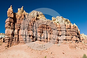 Red rock formation