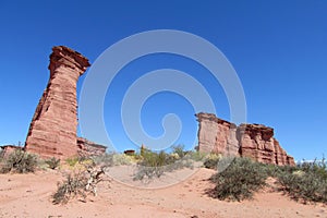 Red rock formation