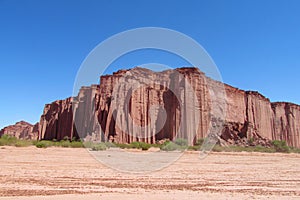 Red rock formation